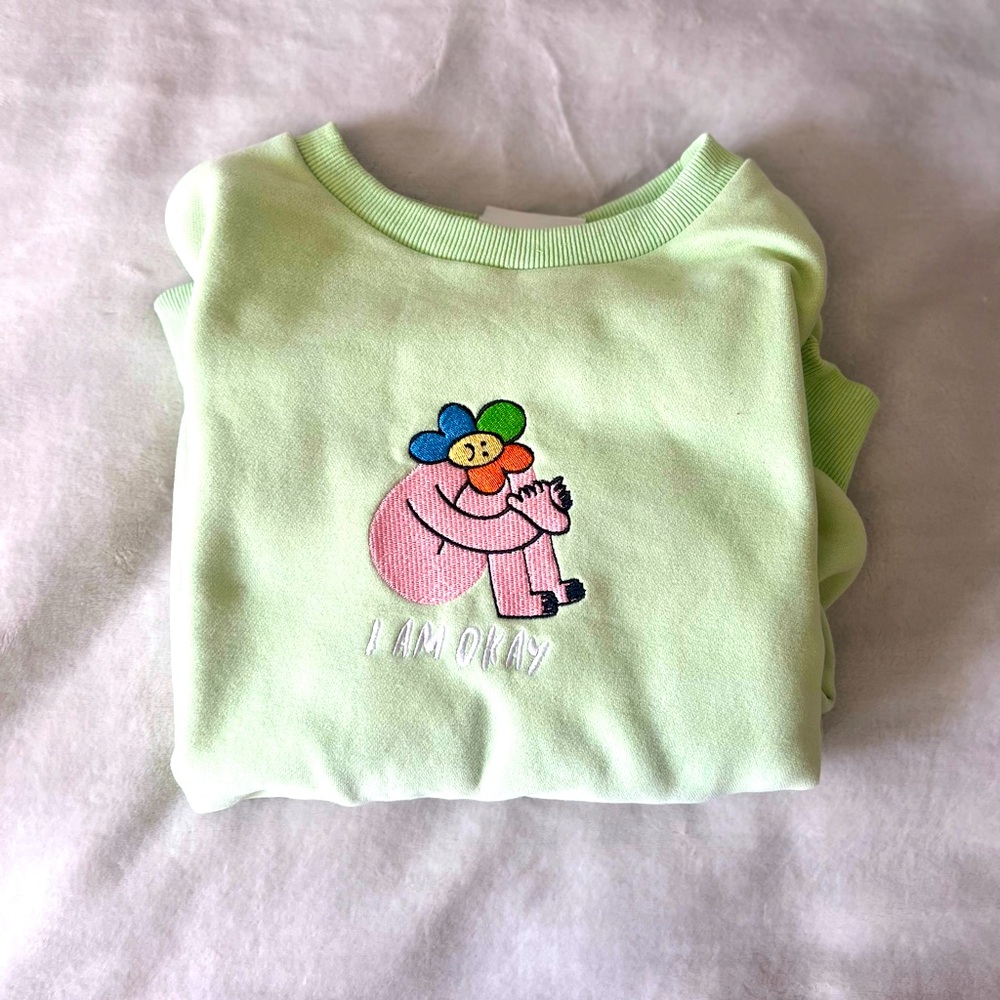 Kina and Tam Oversized Crewneck